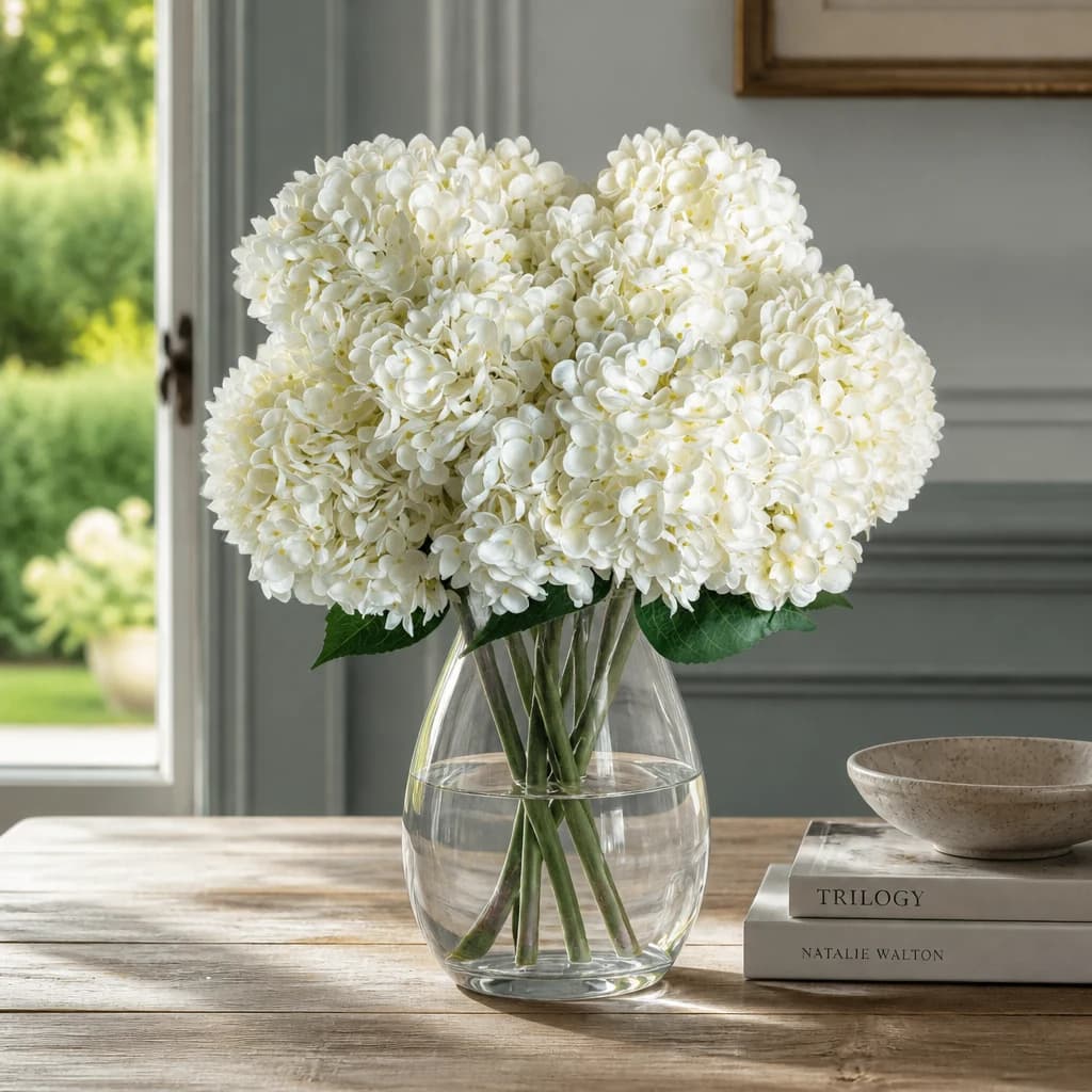 The Natural Garden Collection White Allium — Pack of 5 - Artificial plants & flowers, photo 1 of 4