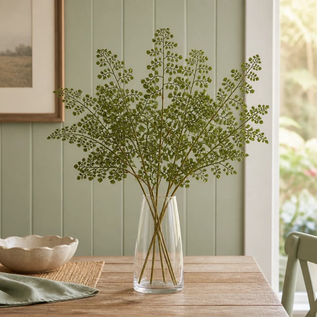 The Natural Garden Collection Maidenhair Fern Stem — Pack of 5 - Artificial plants & flowers, photo 1 of 2