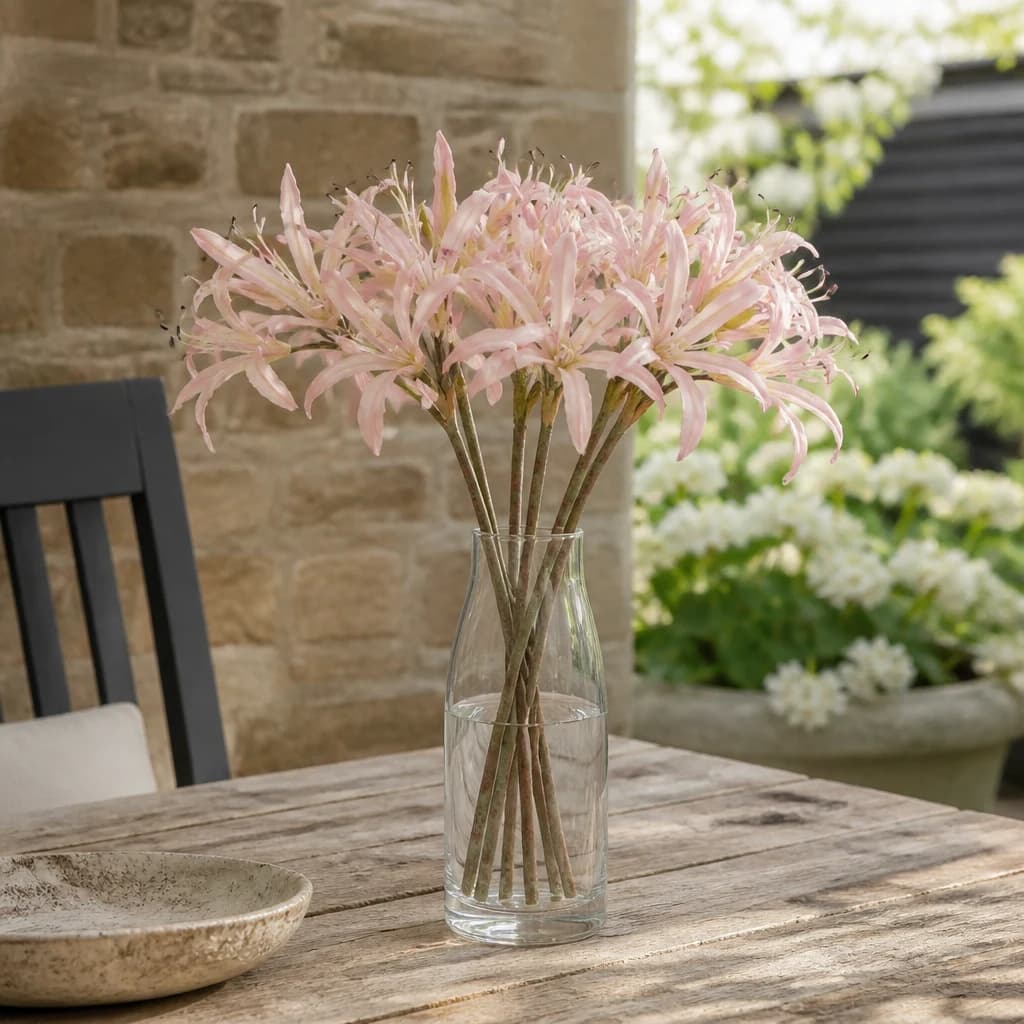The Natural Garden Collection Pink Lily Stem — Pack of 5 - Artificial plants & flowers, photo 1 of 3