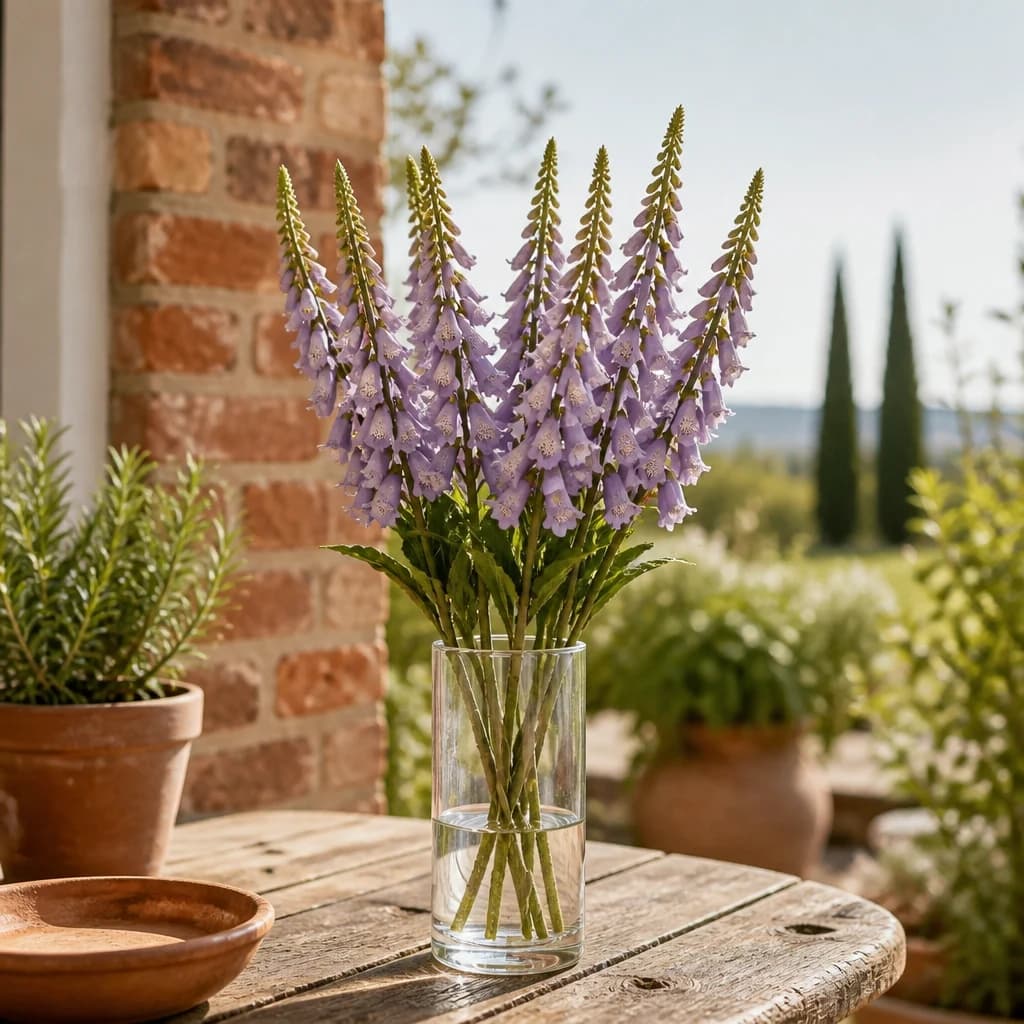 The Natural Garden Collection Mauve Foxglove — Pack of 5 - Artificial plants & flowers, photo 1 of 2