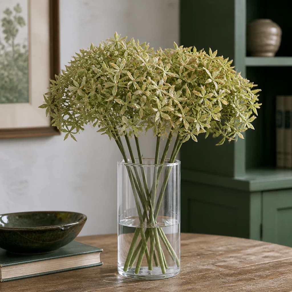 Green And Beige Allium — Pack of 5 - Artificial plants & flowers, photo 1 of 2