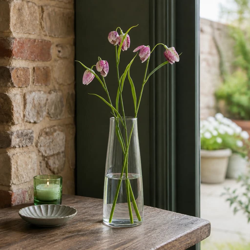 The Natural Garden Collection Purple Fritillaria Stem — Pack of 5 - Artificial plants & flowers, photo 1 of 2