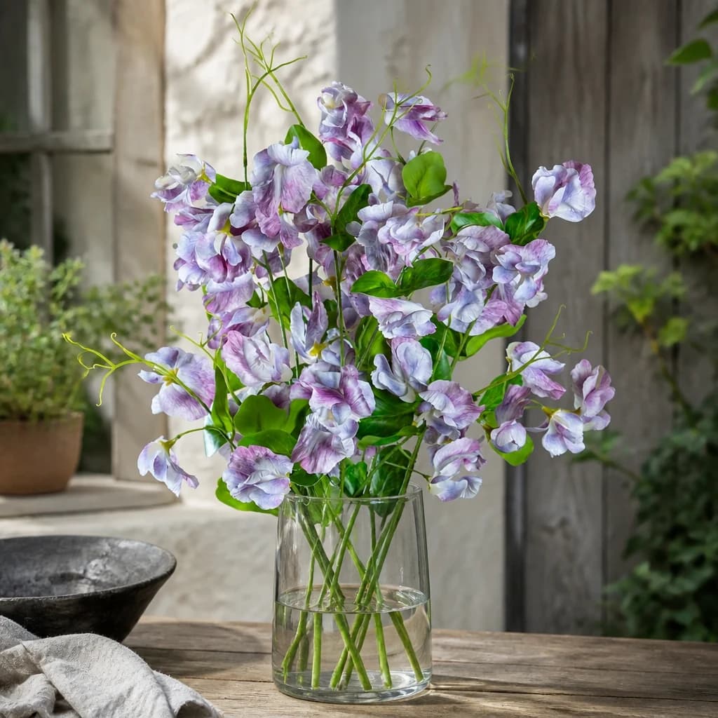 The Natural Garden Collection Purple Lilac Stem — Pack of 5 - Artificial plants & flowers, photo 1 of 4