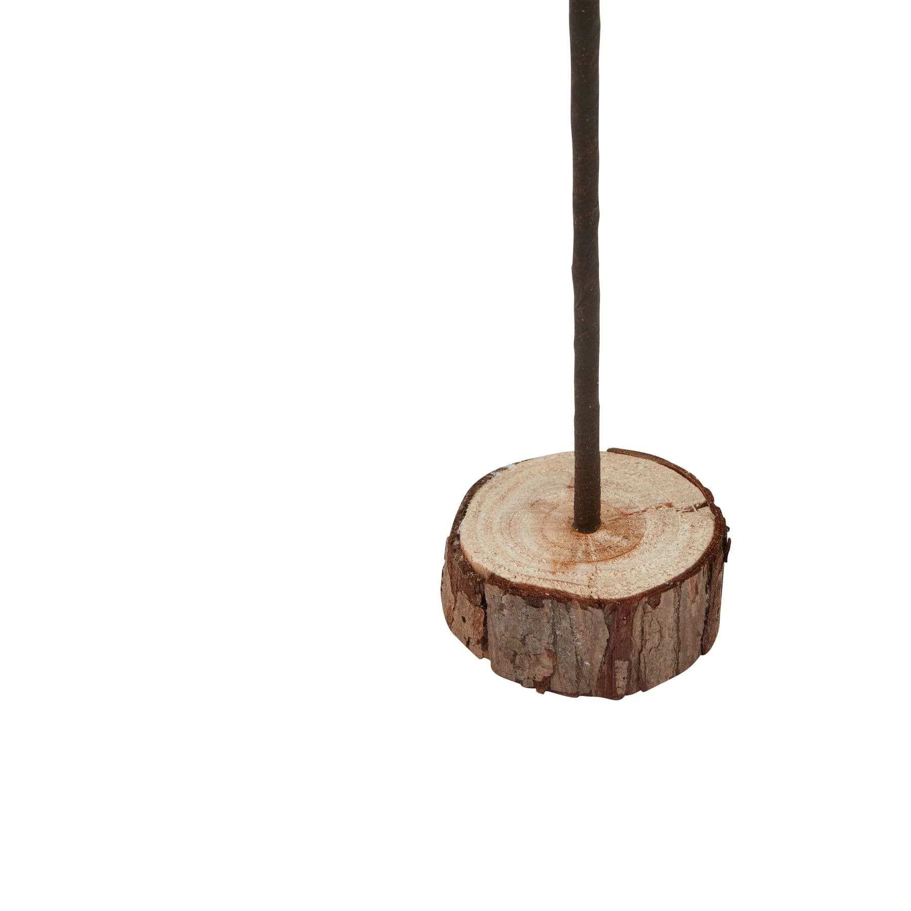 Large Snowy Spindle Tree In Wood Log - Sculptures & ornaments, photo 3 of 3
