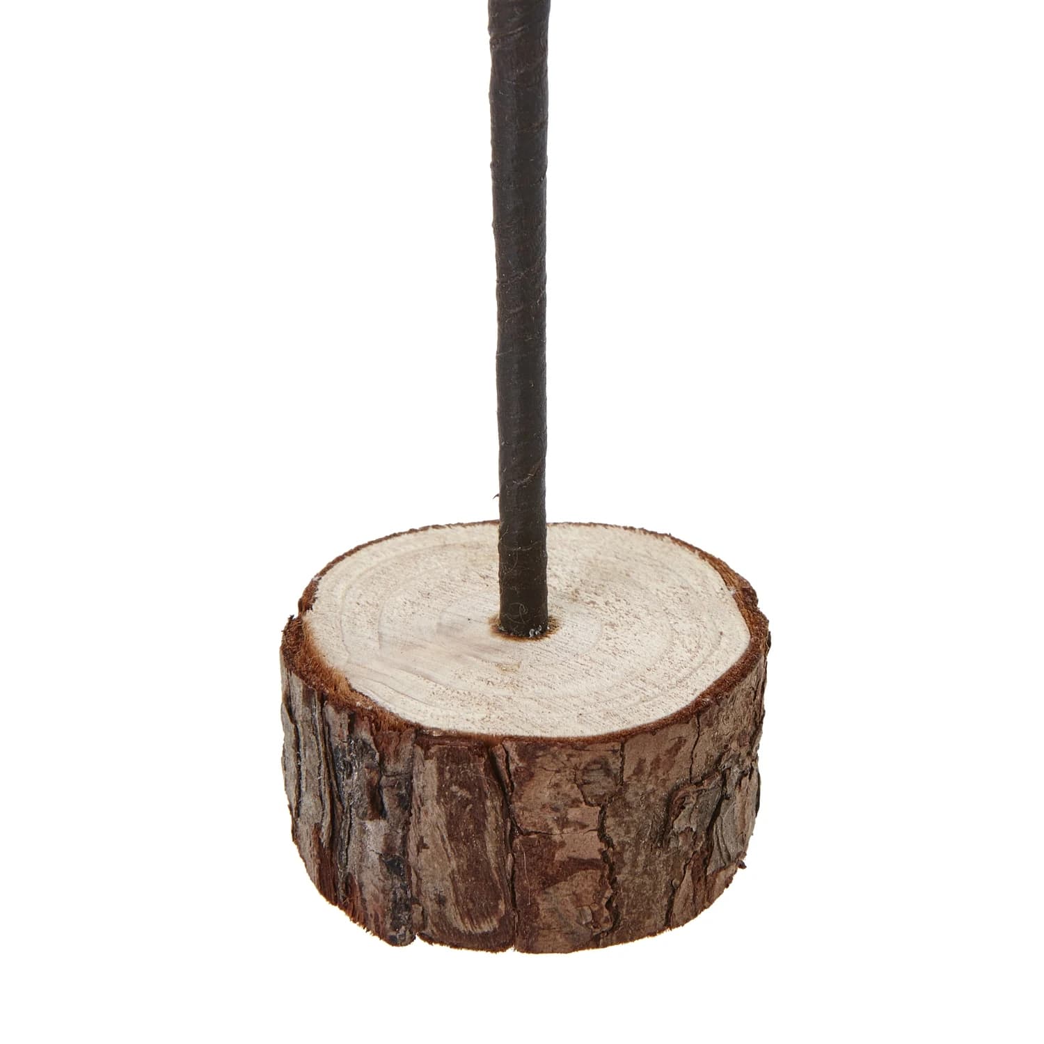 Medium Snowy Spindle Tree In Wood Log - Sculptures & ornaments, photo 3 of 3