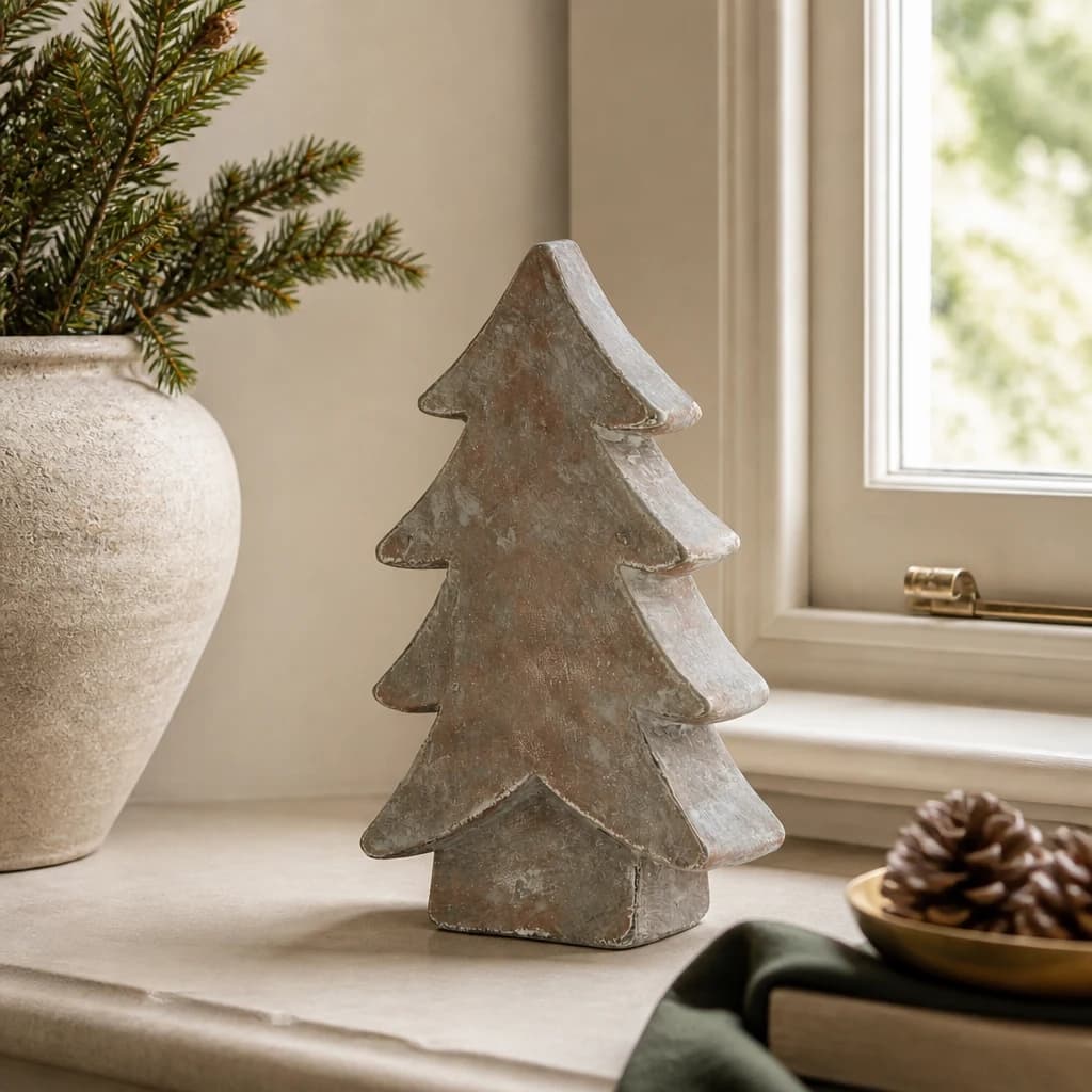 Siena Brown Medium Christmas Tree - Sculptures & ornaments, photo 1 of 4