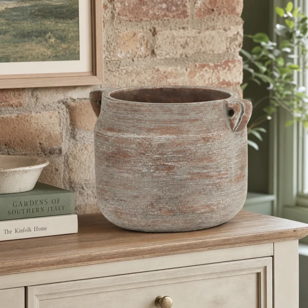 Siena Brown Hydria Pot - Vases, photo 1 of 3