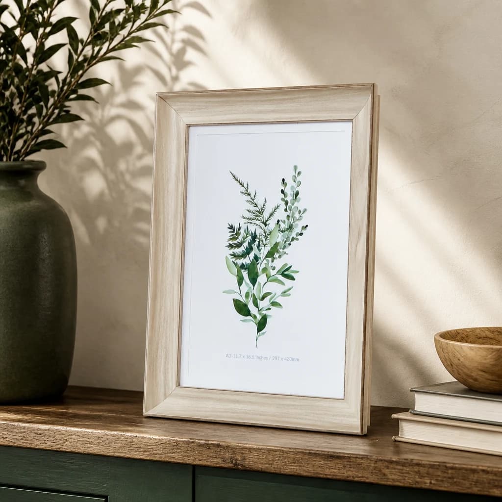 White Washed A3 Picture Frame - Wall art & frames, photo 1 of 3