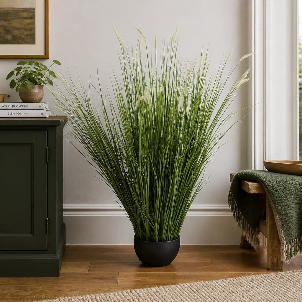Large Onion Grass Plant In Pot - Artificial plants & flowers, photo 1 of 4