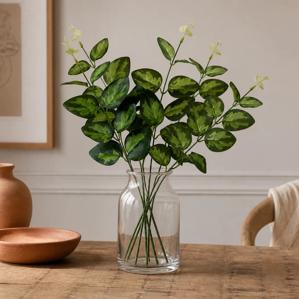 Variegated Leaf Spray — Pack of 5 - Artificial plants & flowers, photo 1 of 3