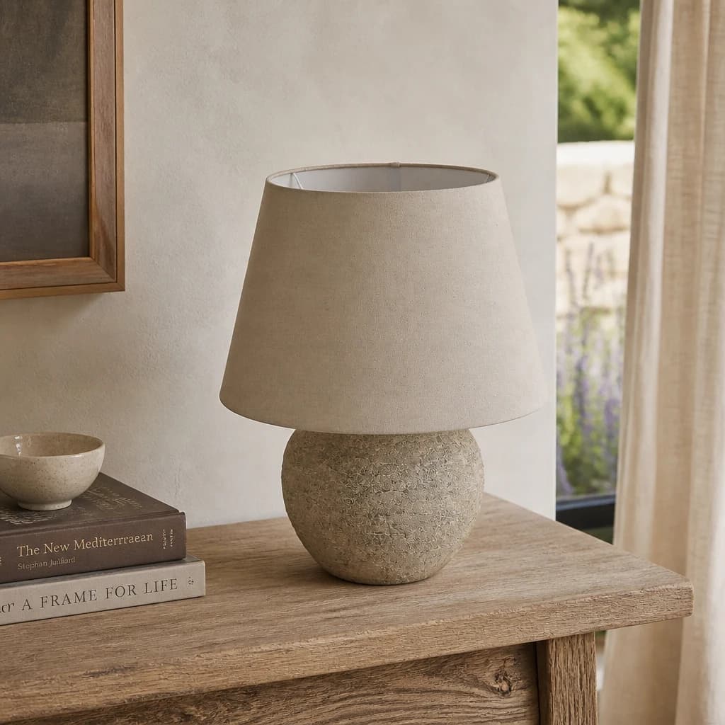 Tuscan Grey Lamp - Table lamps, photo 1 of 3