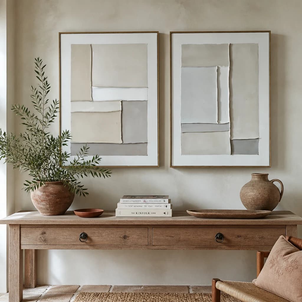 Contempo Alpha Framed Painting On Canvas - Wall art & frames, photo 1 of 5