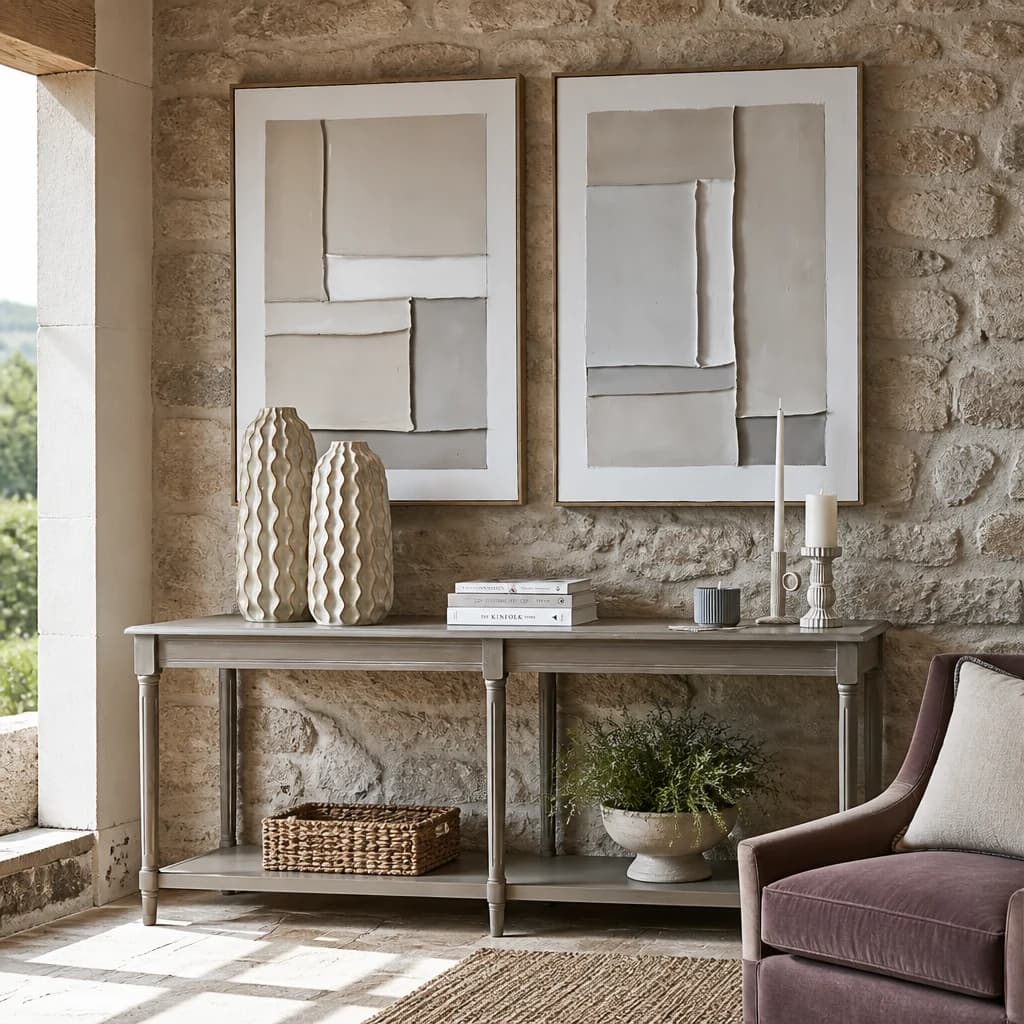 Contempo Beta Framed Painting On Canvas - Wall art & frames, photo 1 of 5