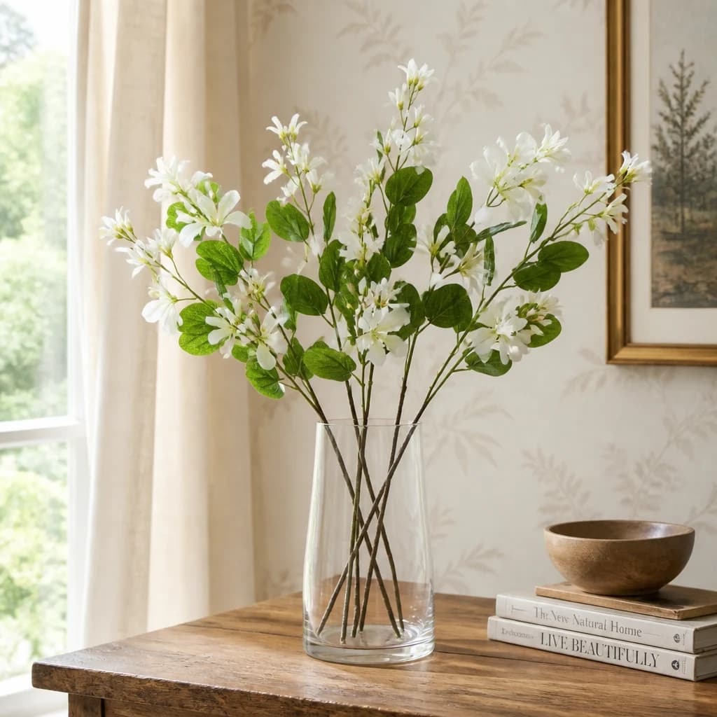 Cream Bauhinia Orchid Spray — Pack of 5 - Artificial plants & flowers, photo 1 of 3