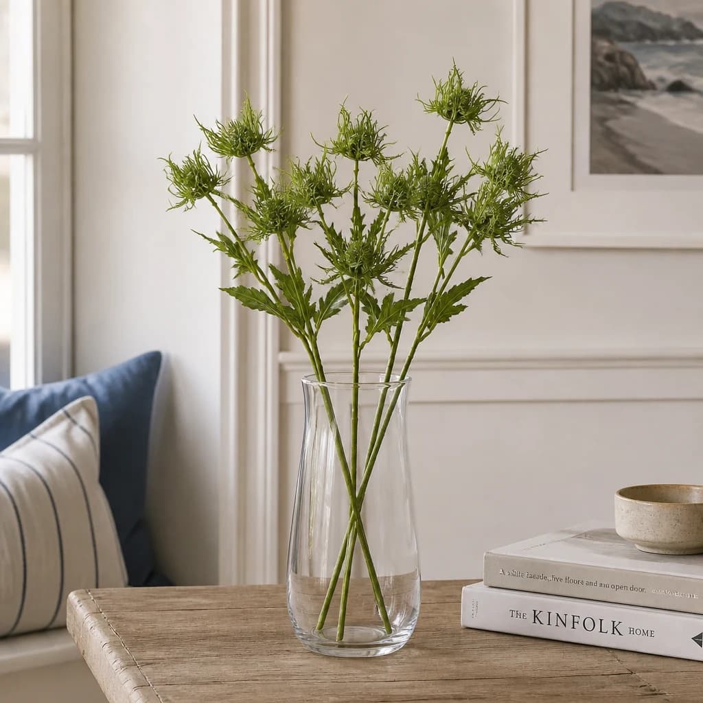 Green Sea Holly Spray — Pack of 5 - Artificial plants & flowers, photo 1 of 5