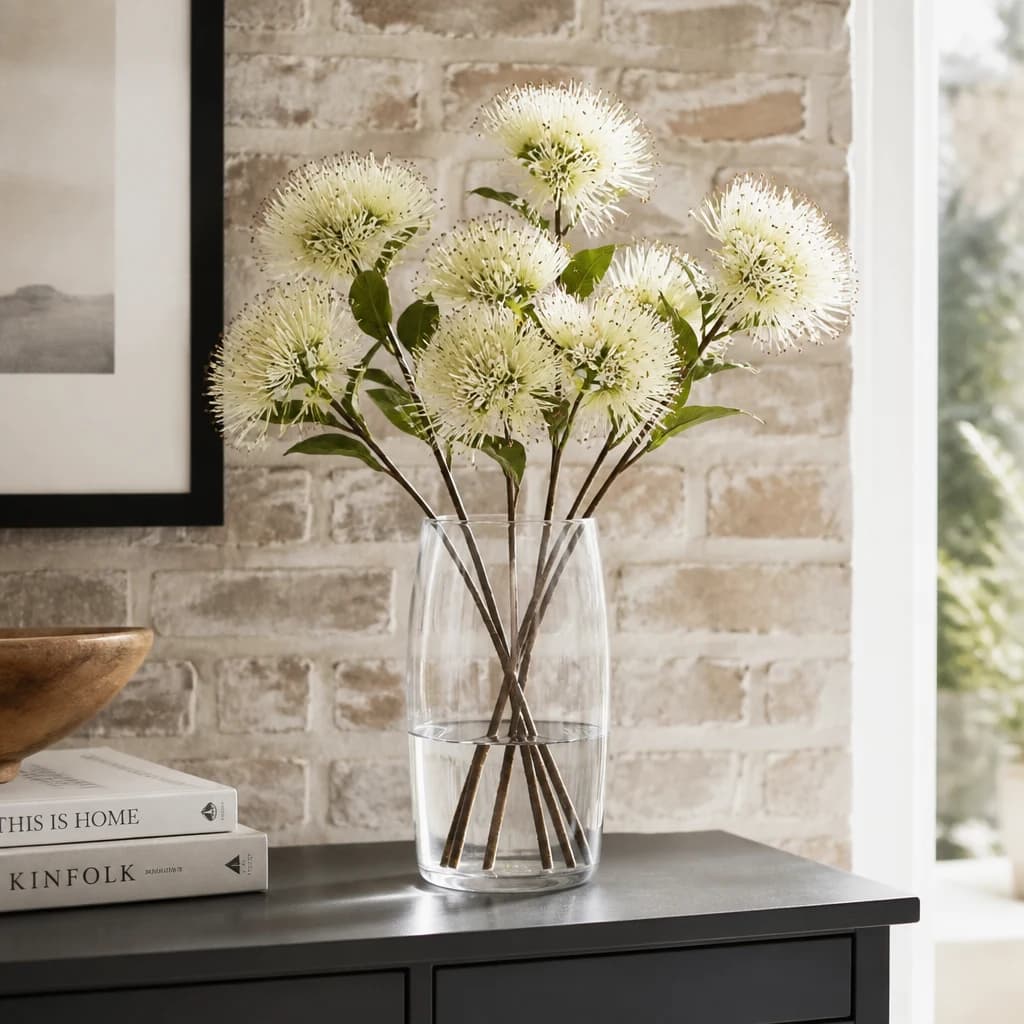 Cream Protea Nitida Spray — Pack of 5 - Artificial plants & flowers, photo 1 of 3