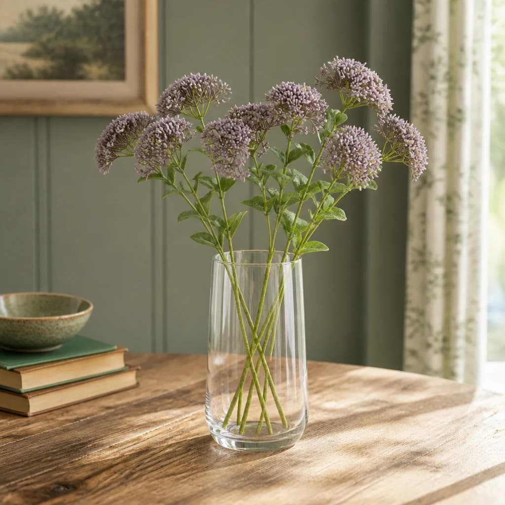 Purple Sedum Spray — Pack of 5 - Artificial plants & flowers, photo 1 of 5