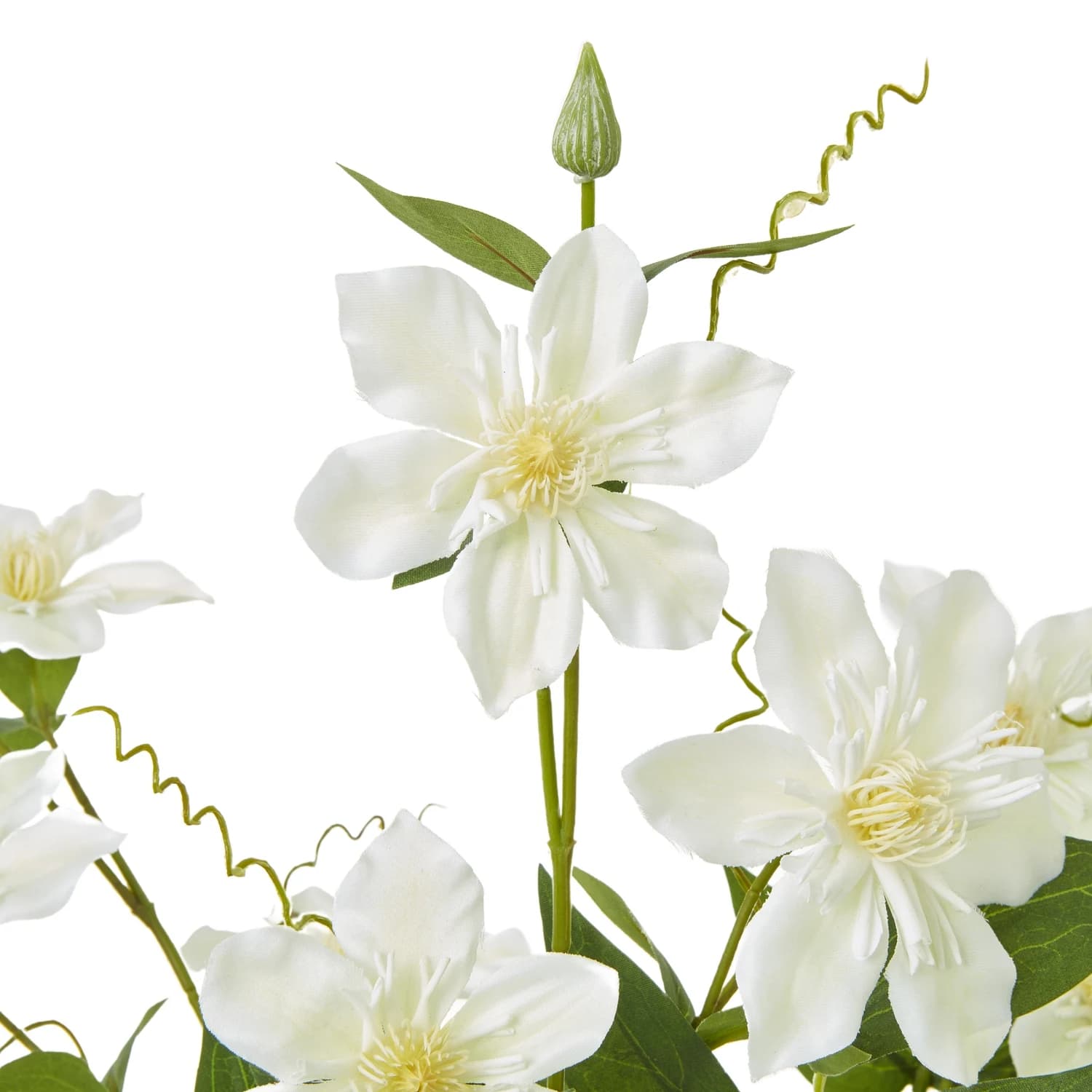 Cream Pearl Clematis Spray — Pack of 5 - Artificial plants & flowers, photo 2 of 3