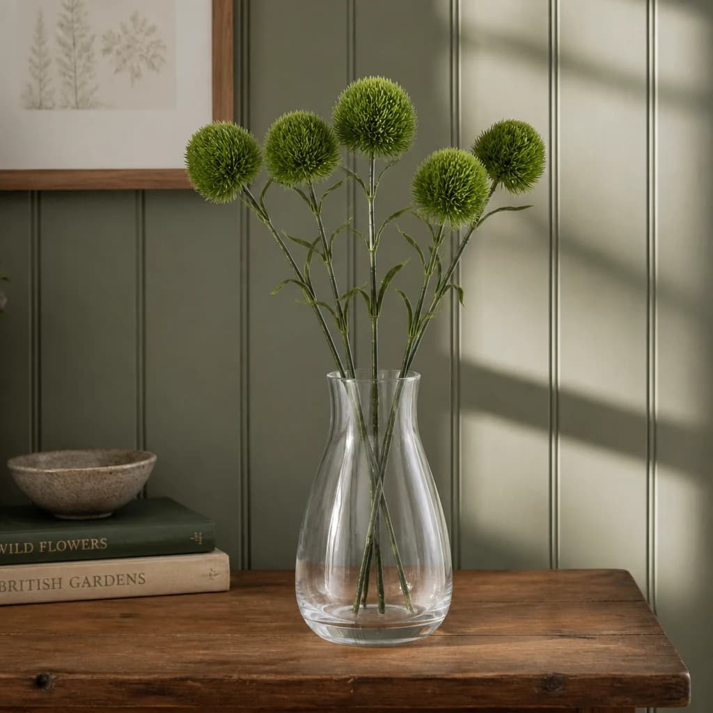 Dark Green Dianthus Stem — Pack of 5 - Artificial plants & flowers, photo 1 of 5