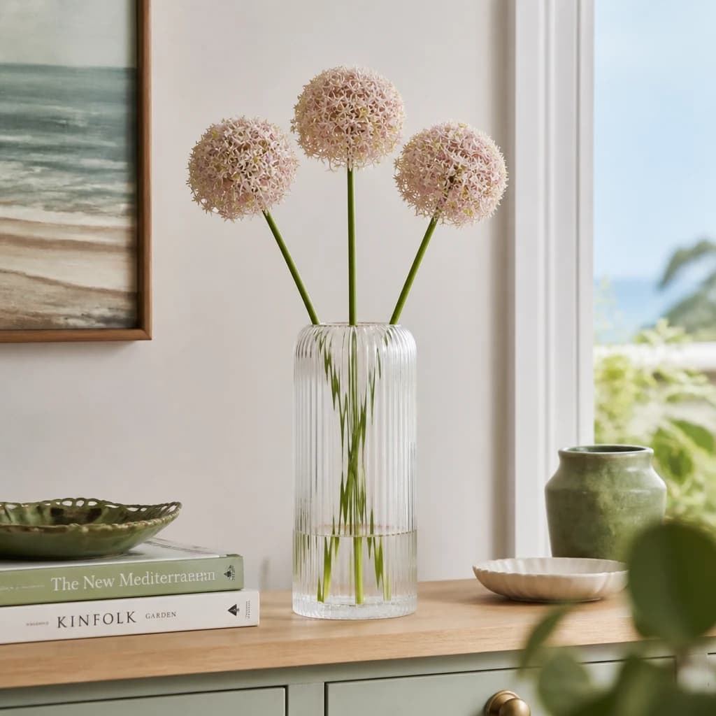 Lilac Giant Allium Stem — Pack of 3 - Artificial plants & flowers, photo 1 of 5