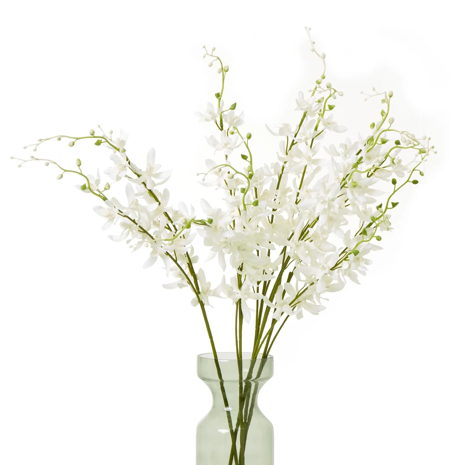 White Cymbidium Spray — Pack of 5 - Artificial plants & flowers, photo 3 of 5