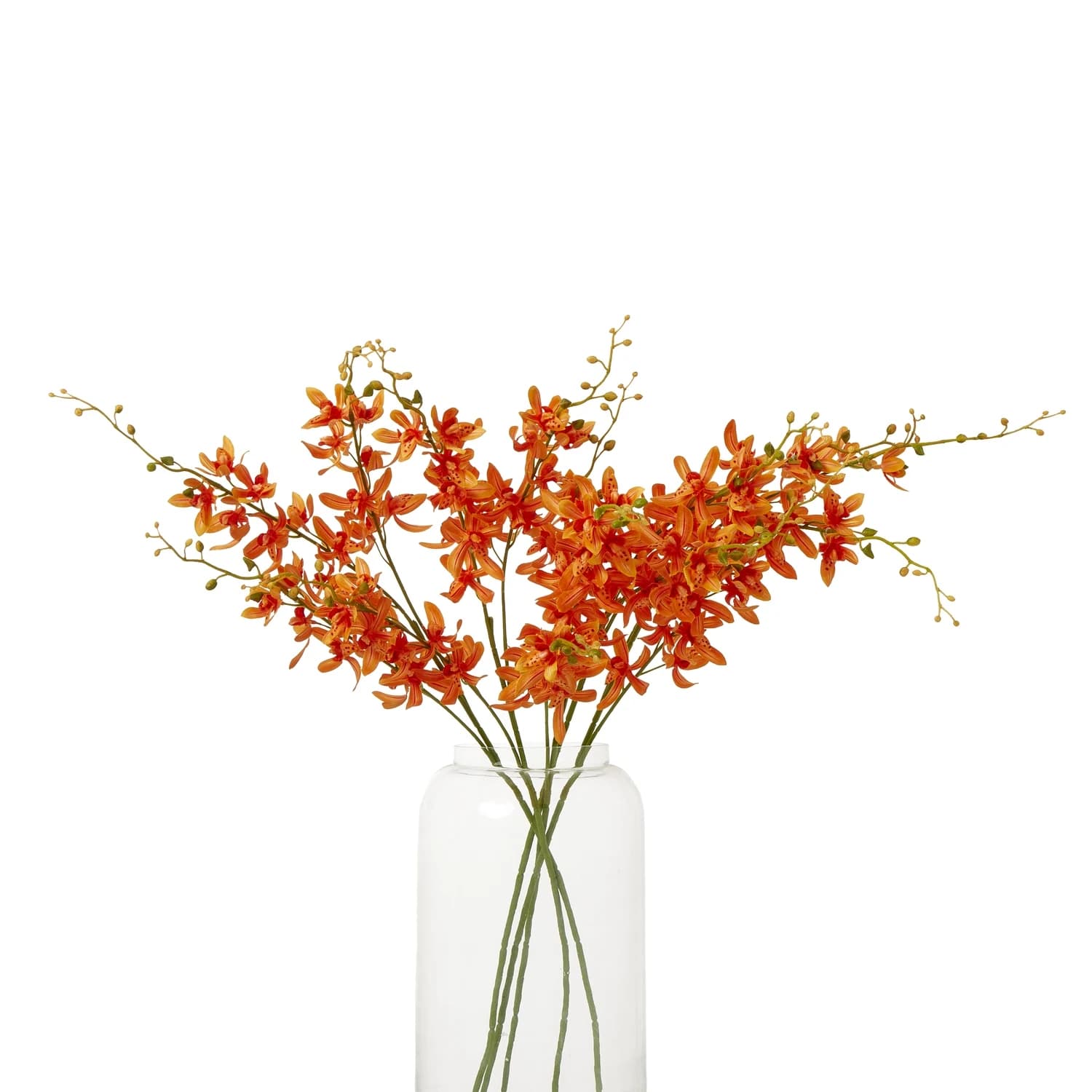 Orange Cymbidium Spray — Pack of 5 - Artificial plants & flowers, photo 3 of 3