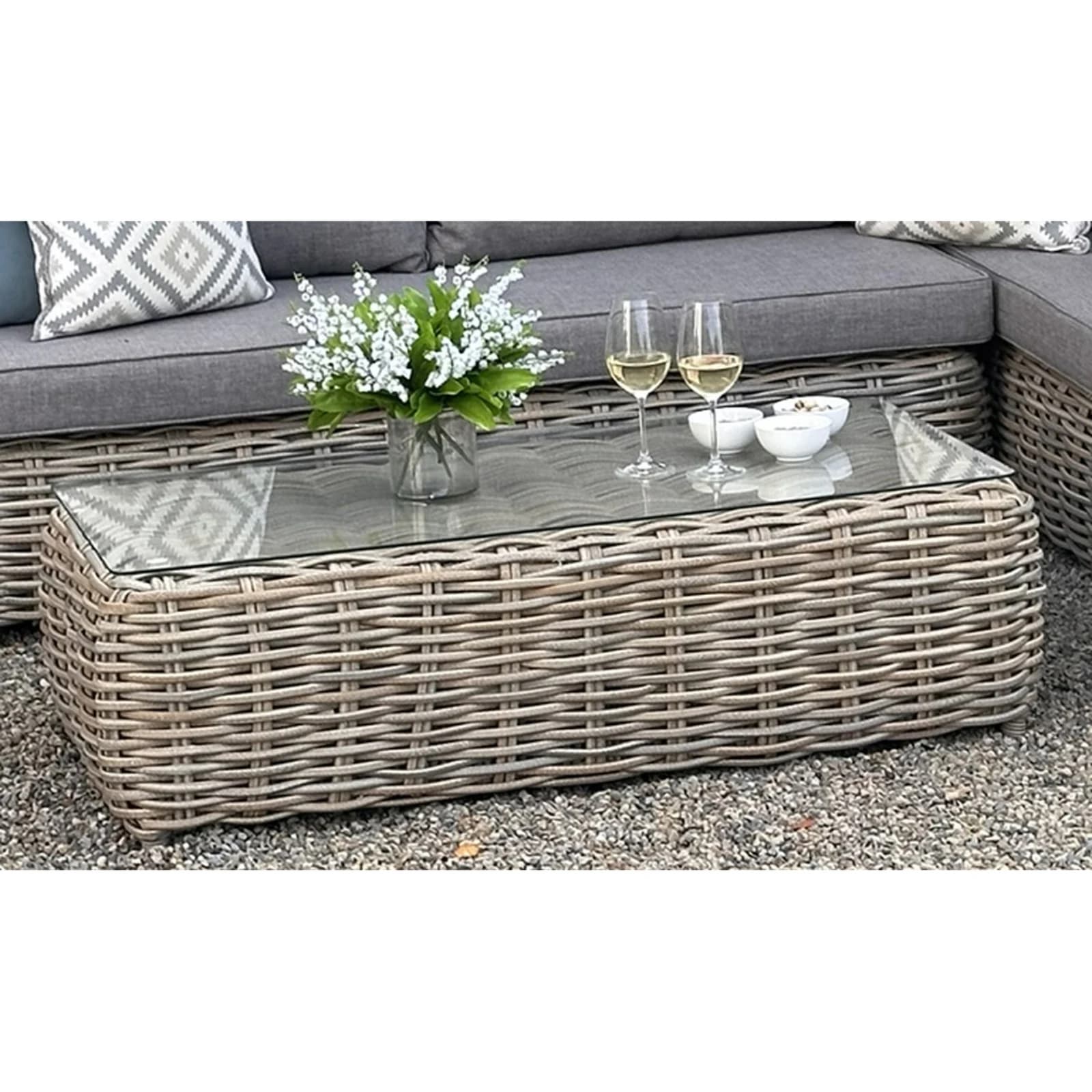 Amalfi Collection Outdoor Large Corner Set - Outdoor, photo 4 of 4