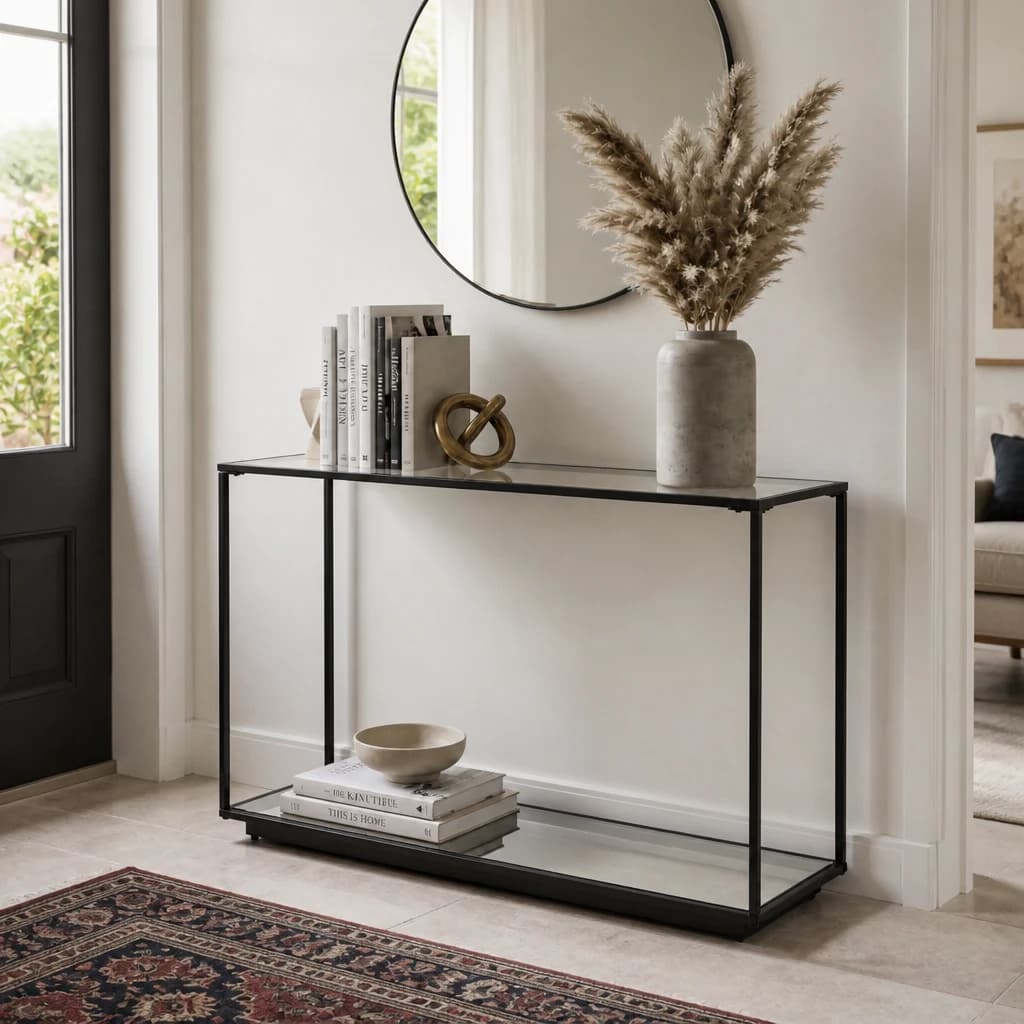 Lennox Black Framed Console - Console tables, photo 1 of 4