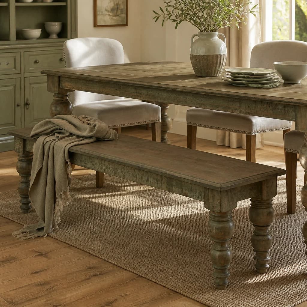 The Rutland Collection Rectangular Bench - Benches, photo 1 of 6