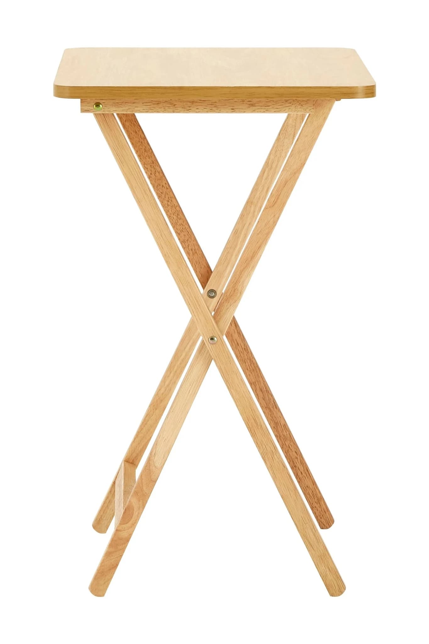 Heva Tropical Hevea Wood Folding Snack Table - Tables, photo 5 of 8