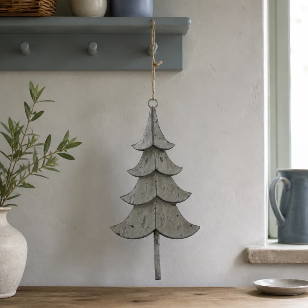 Large Rustic Metal Hanging Tree - Candles, photo 1 of 3