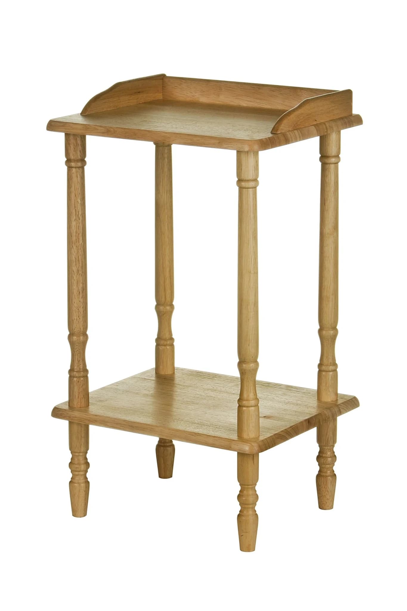 Heva Tropical Hevea Wood Telephone Side Table - Tables, photo 2 of 2