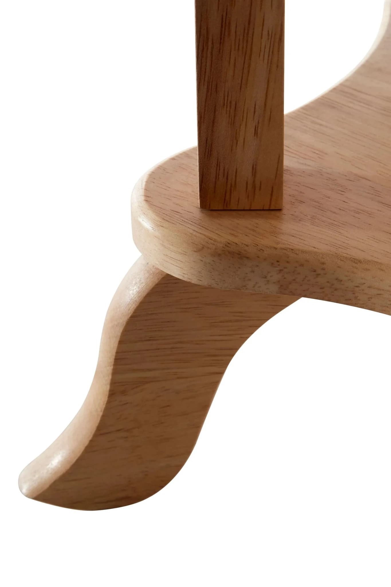 Heva Round Tropical Hevea Wood Side Table - Tables, photo 3 of 4