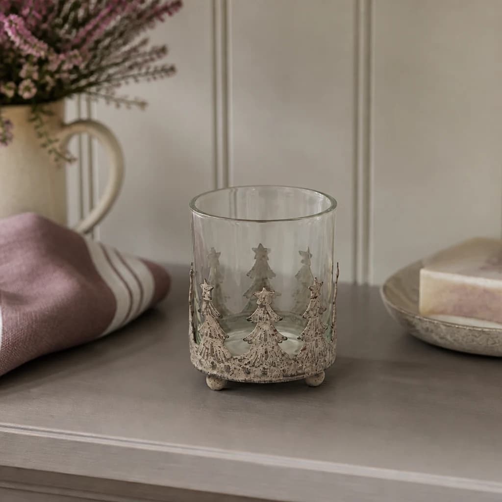 Rustic Glass Candle Holder - Candles, photo 1 of 3