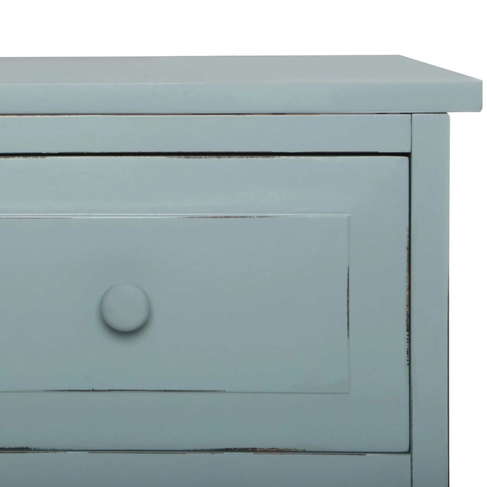 Chatelet Duck Egg Blue Set of 2 Side Tables with Drawers - Tables, photo 3 of 3