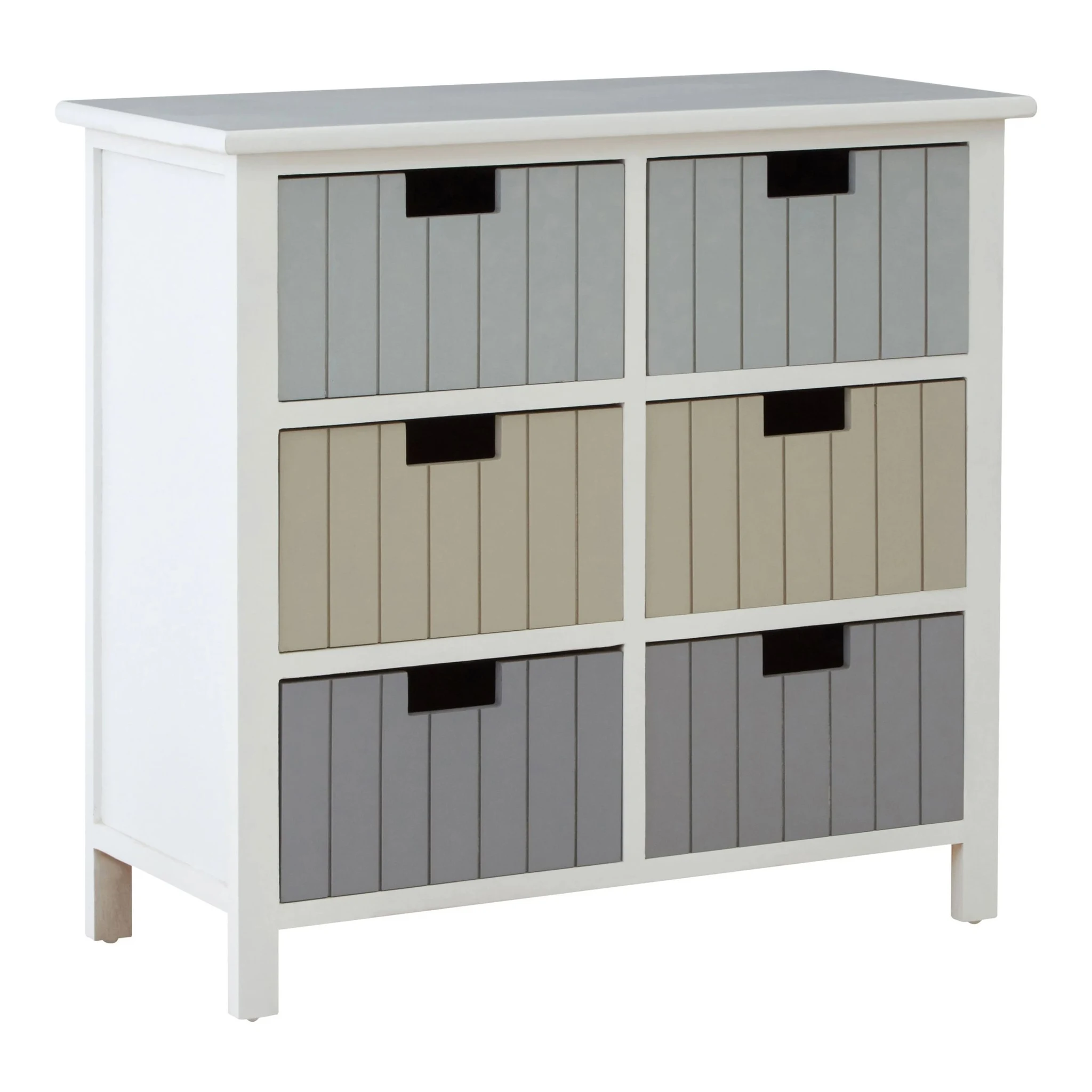 New England White 6 Drawers Chest - Bookcases & shelving, photo 4 of 6