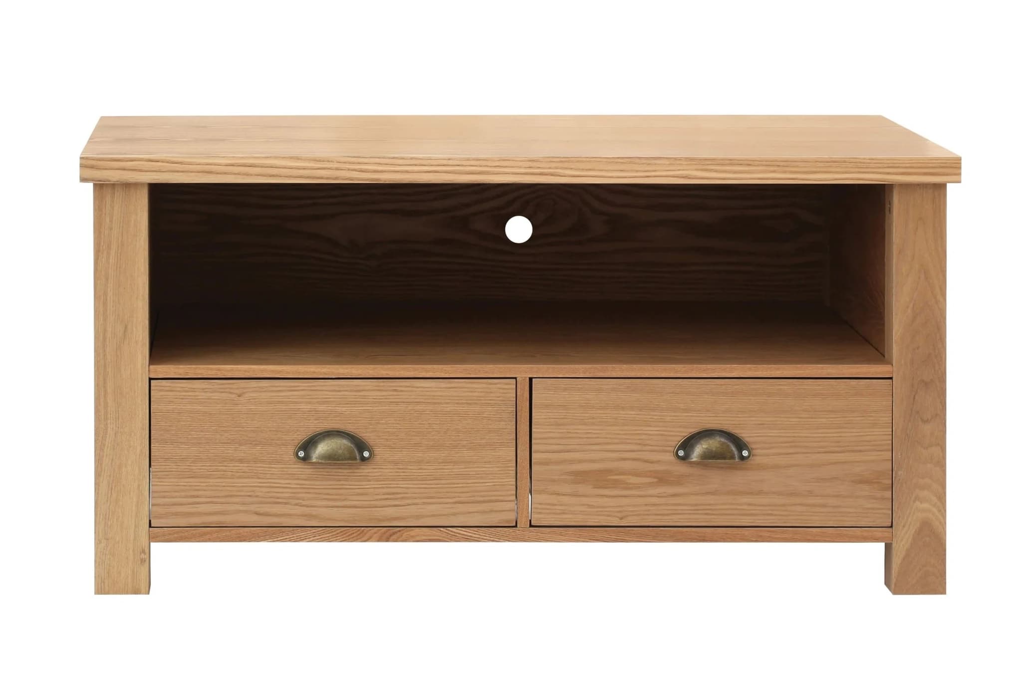 Westbury Oak Wood Veneer Media Unit - Bookcases & shelving, photo 2 of 3