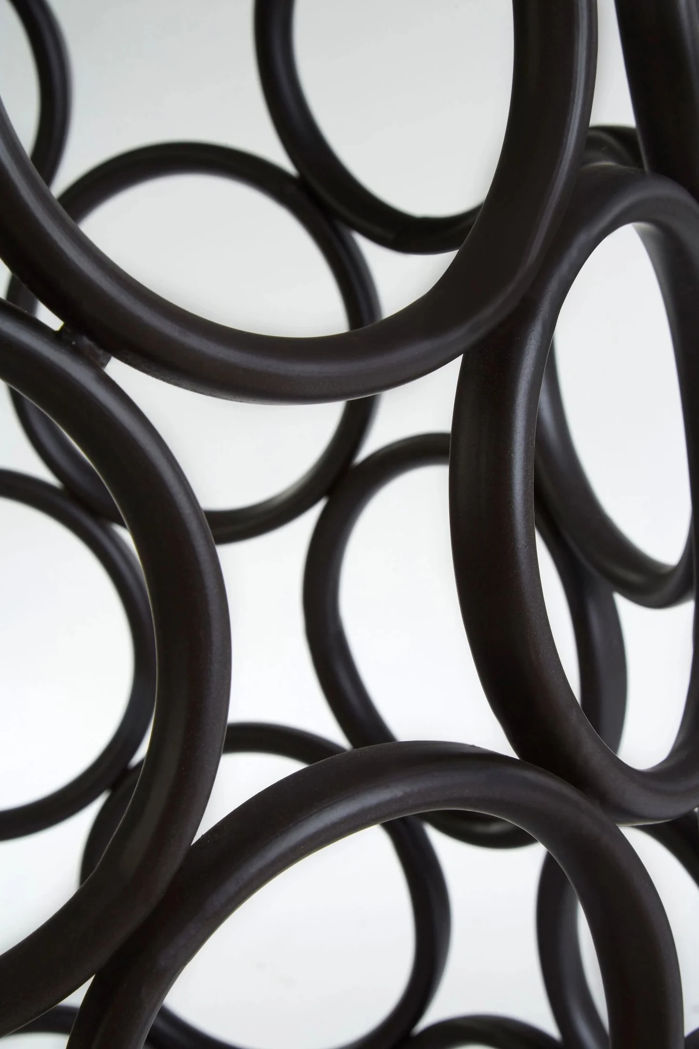 Antalya Black Round Side Table with Glass Top - Tables, photo 5 of 6