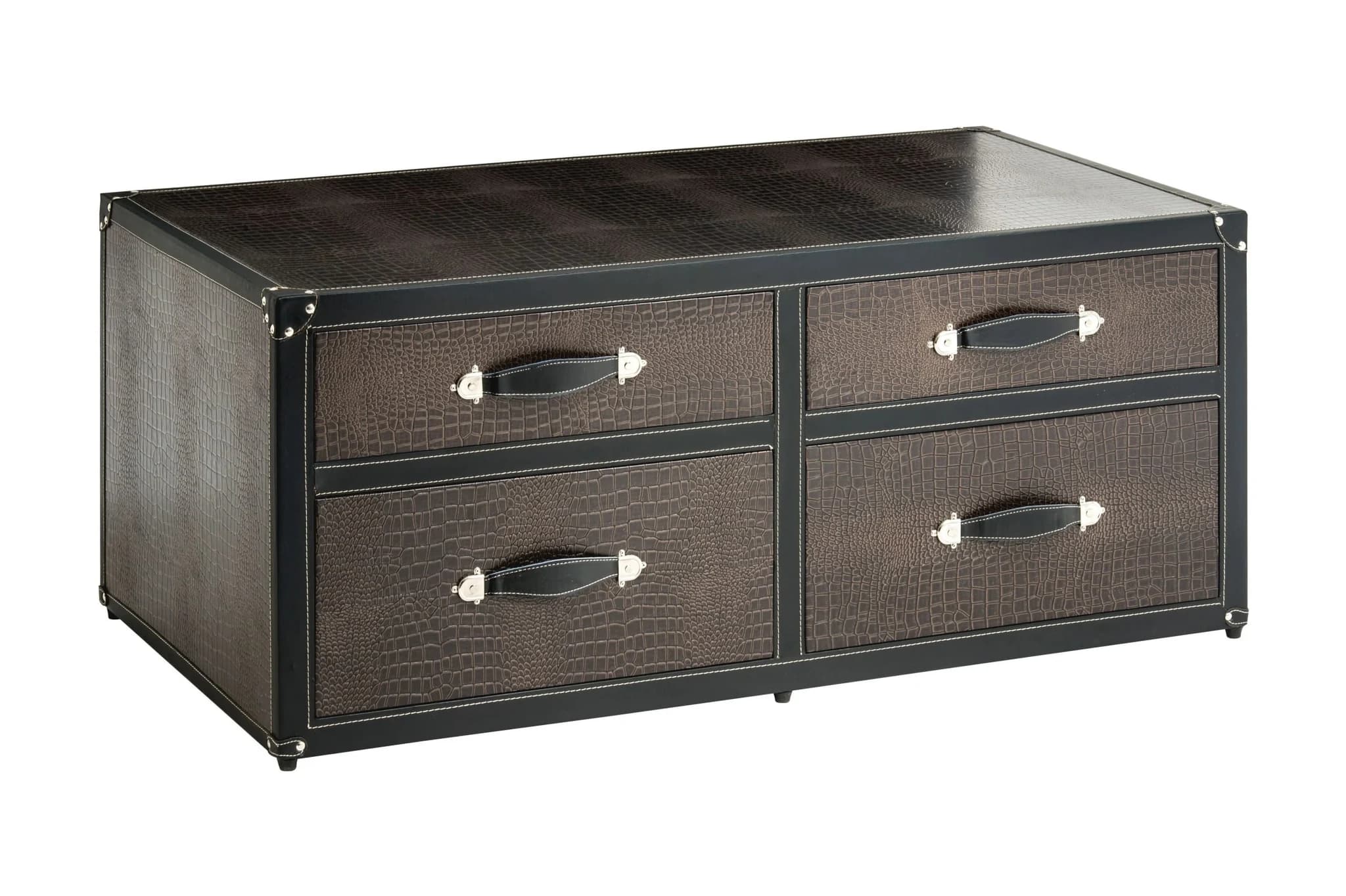 New Croc 4 Drawers Storage Trunk - Bookcases & shelving, photo 2 of 2