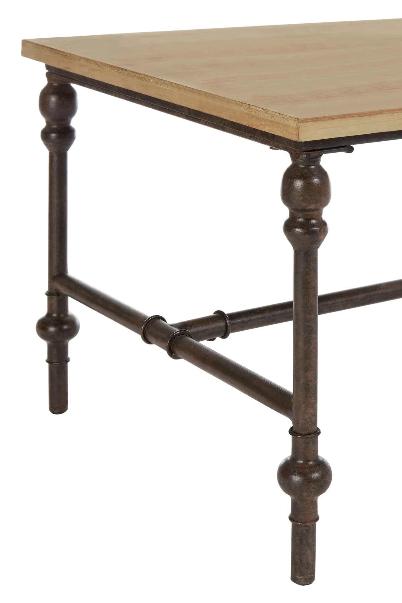 Tribeca Washed Finish Wooden Coffee Table - Tables, photo 5 of 6