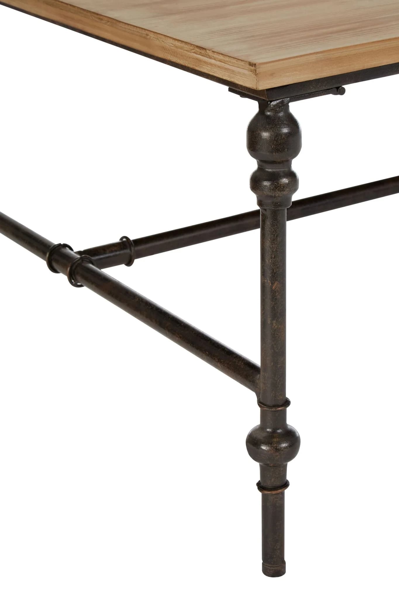 Tribeca Washed Finish Wood Square Coffee Table - Tables, photo 4 of 4