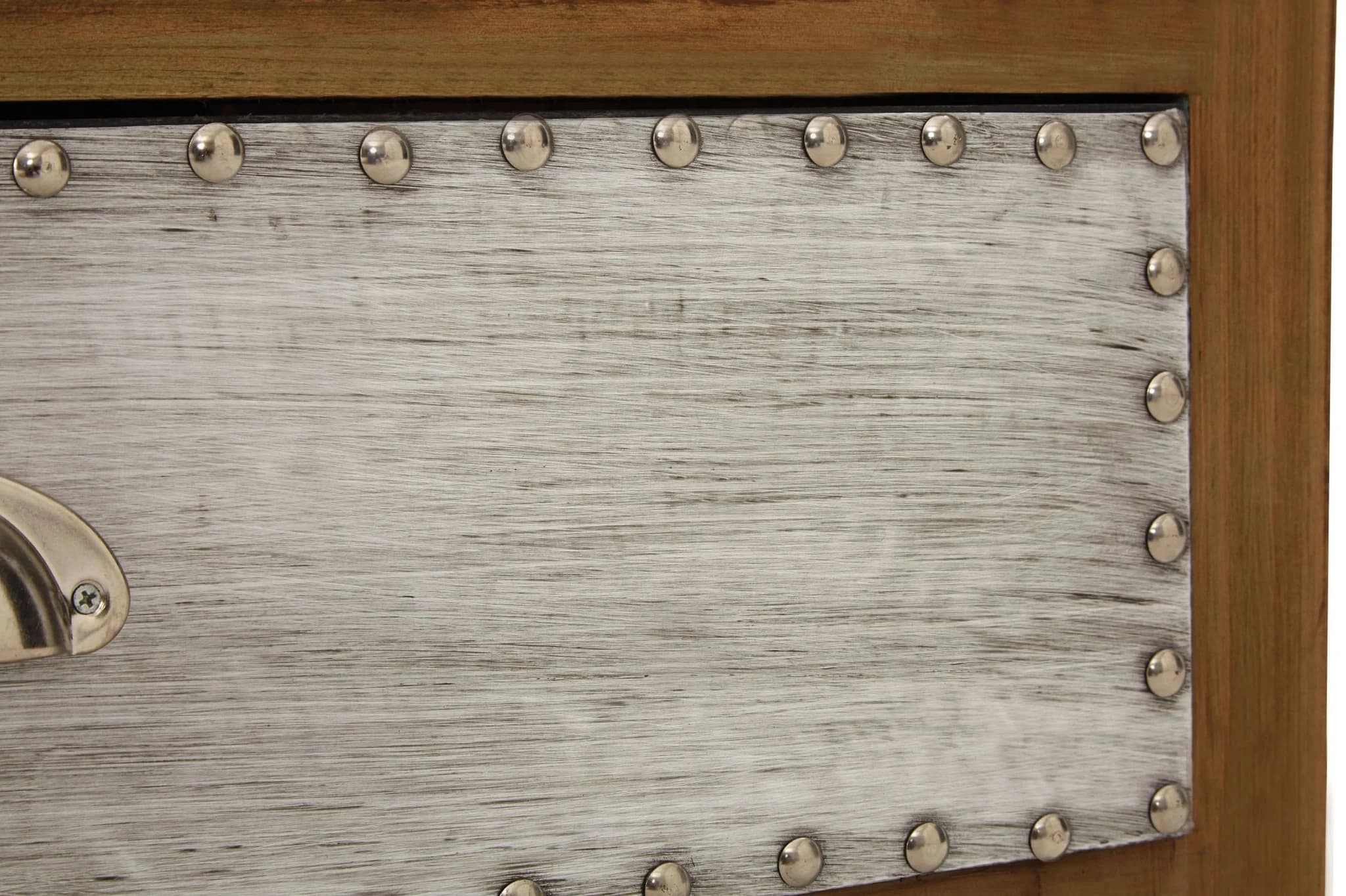 Shoreditch Natural Wooden Coffee Table with Aluminium Drawers - Tables, photo 4 of 4