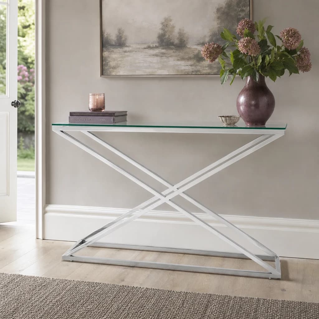 Montril Criss Cross Console Table - Tables, photo 1 of 3