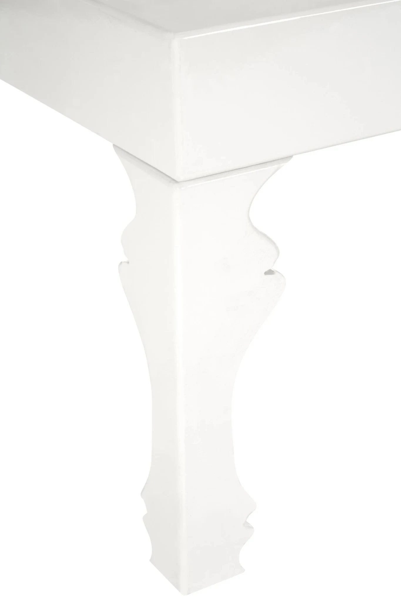 Luis White High Gloss Finish Coffee Table - Tables, photo 3 of 3