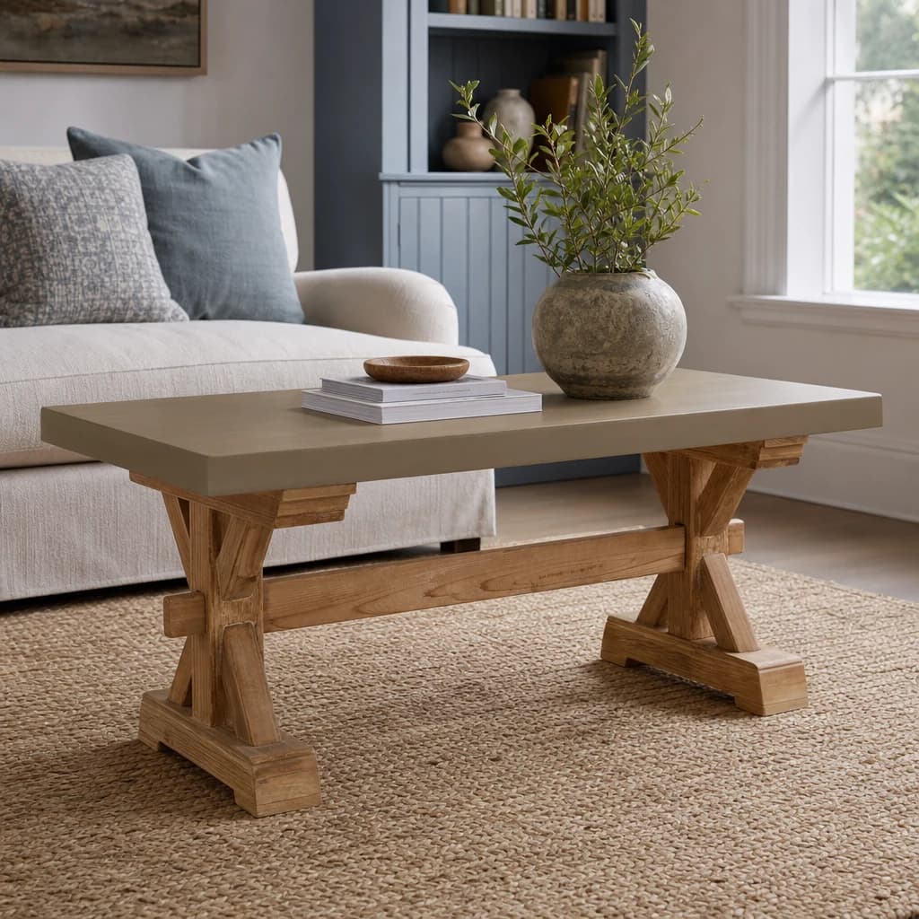 Pompeii Wooden Coffee Table - Tables, photo 1 of 5