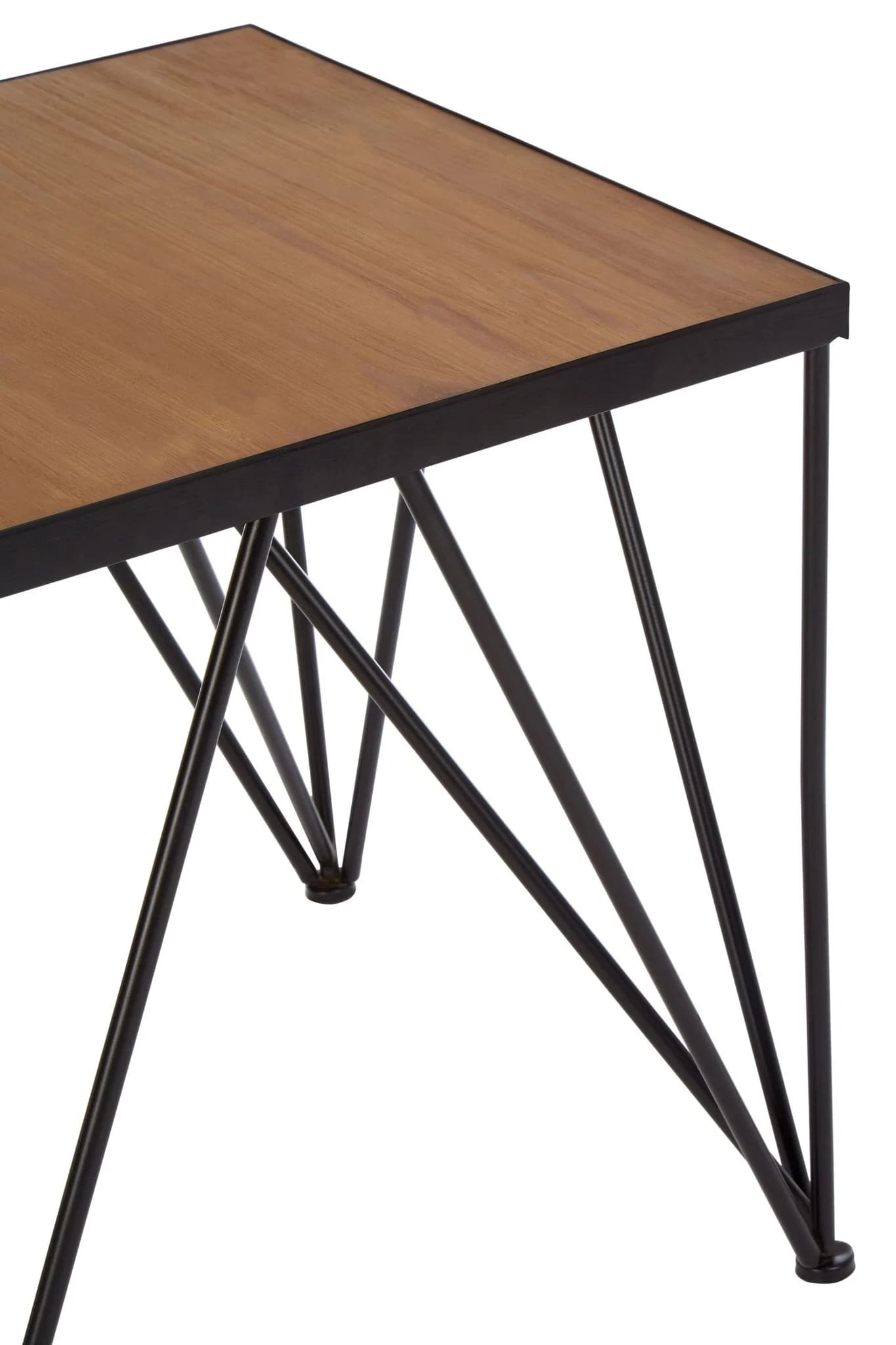 New Foundry Wooden Square Side Table with Metal Legs - Tables, photo 4 of 4