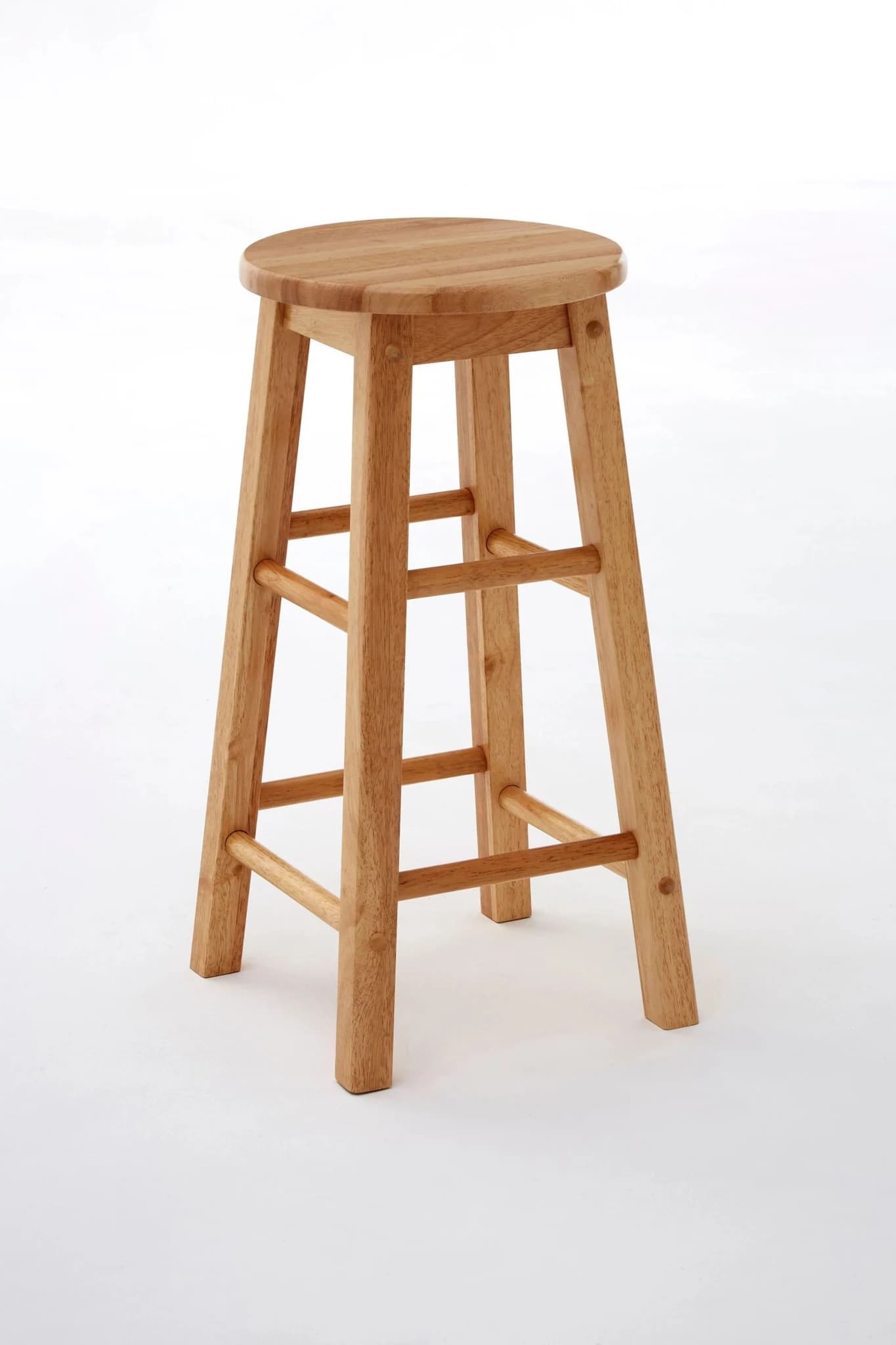 Selby Natural Tropical Hevea Wood Bar Stool - Seating, photo 2 of 5