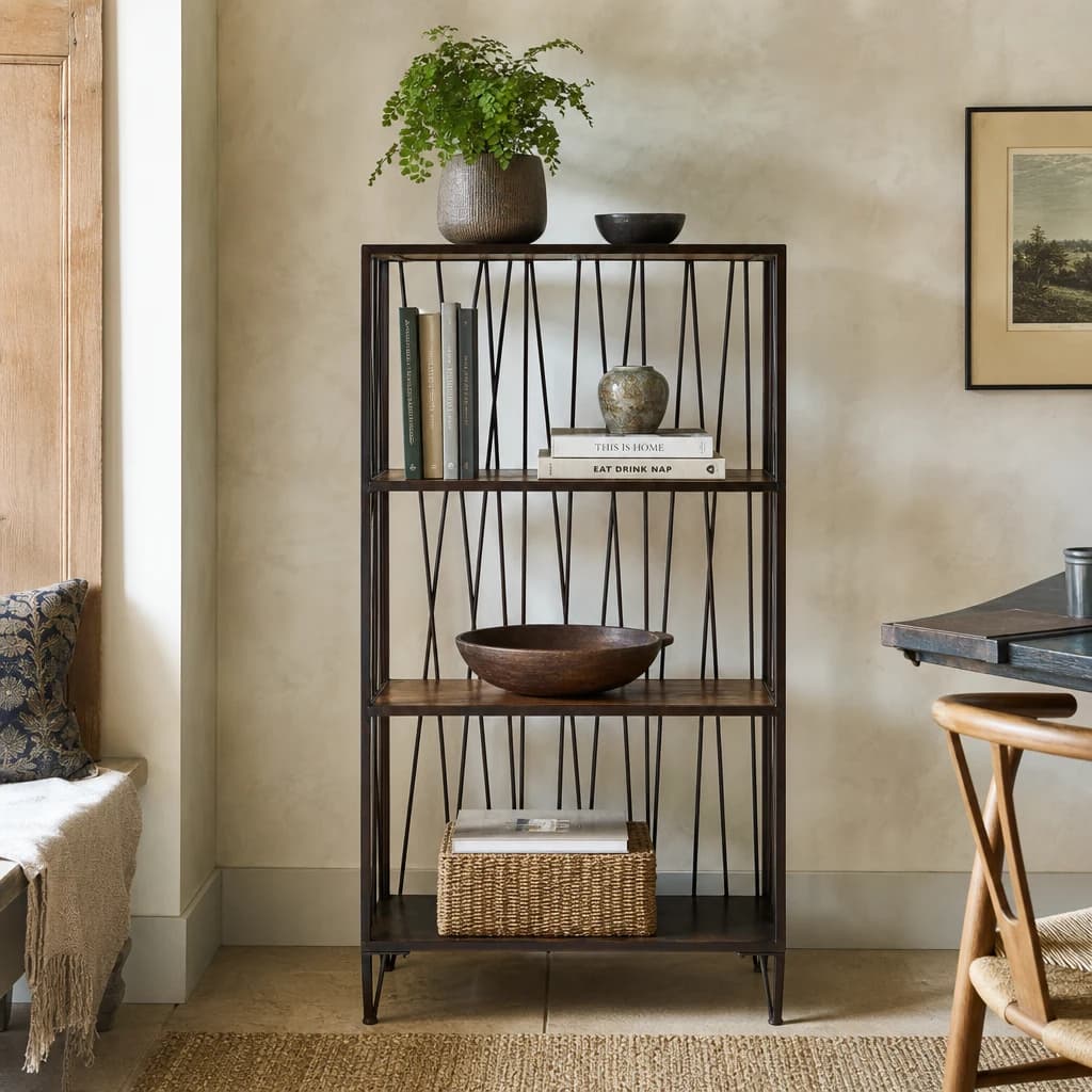 New Foundry 4 Tier Shelf Unit - Bookcases & shelving, photo 1 of 7