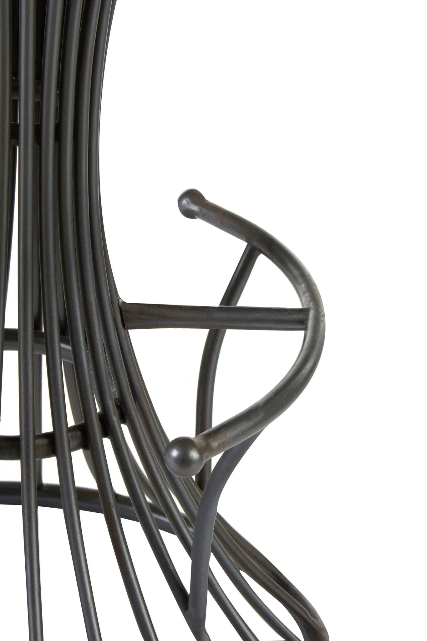 New Foundry Elm Wood And Metal Bar Stool - Seating, photo 5 of 8