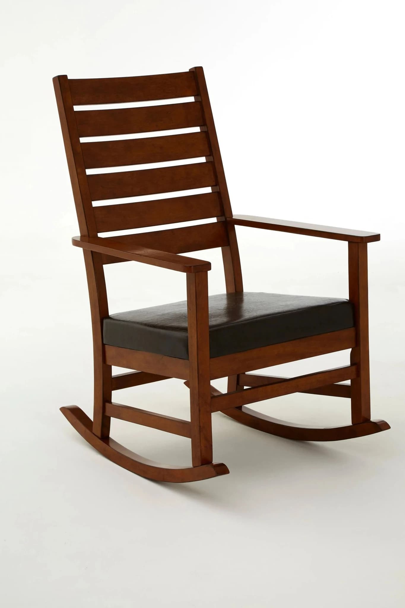 Relax Brown Leather Effect Rocking Chair - Seating, photo 4 of 8